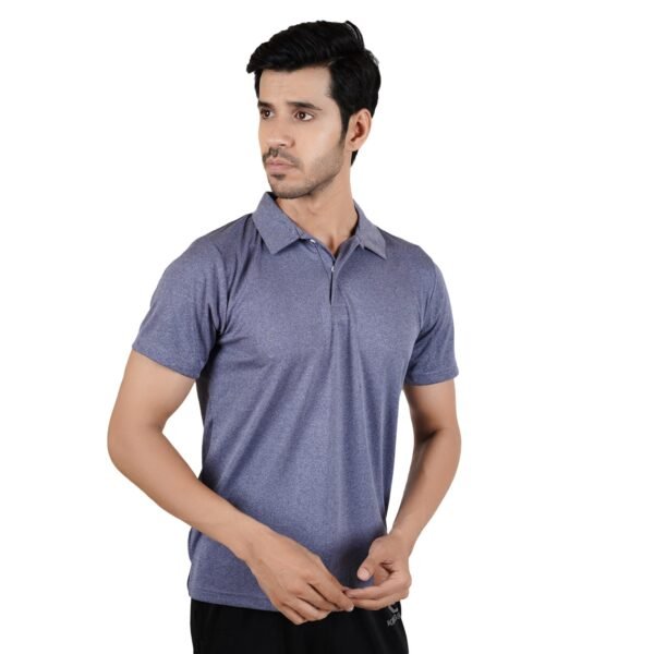 Melange Polo T-shirt - Image 12