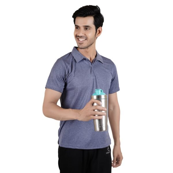 Melange Polo T-shirt - Image 15