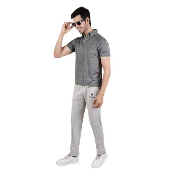 Melange Polo T-shirt - Image 6